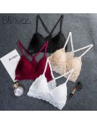 Blinvas biustonosz biustonosze bez fiszbin dla kobiet bielizna BH koronkowa seksowna biustonosz Push Up biustonosz Plus rozmiar 
