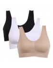 3 sztuk/zestaw Sexy biustonosz z klocków bez szwu Push Up Plus rozmiar XXXL bielizna bezprzewodowy wygodny aktywny biustonosz 20