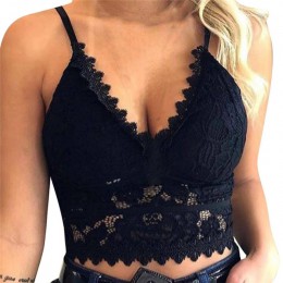 2019 seksowna bielizna kobiety Sexy Bralette kobiety kamizelka w dużym rozmiarze Crop biustonosze bez fiszbin bielizna Sexy V-Ne