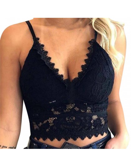 2019 seksowna bielizna kobiety Sexy Bralette kobiety kamizelka w dużym rozmiarze Crop biustonosze bez fiszbin bielizna Sexy V-Ne