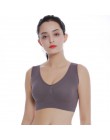 Queenral biustonosze plus Size dla kobiet biustonosz bezszwowy z klockami duży rozmiar 5XL 6XL Bralette biustonosz push-up biust