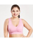 Queenral biustonosze plus Size dla kobiet biustonosz bezszwowy z klockami duży rozmiar 5XL 6XL Bralette biustonosz push-up biust