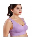 Queenral biustonosze plus Size dla kobiet biustonosz bezszwowy z klockami duży rozmiar 5XL 6XL Bralette biustonosz push-up biust