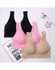 3 sztuk/zestaw Sexy biustonosz z klocków bez szwu Push Up Plus rozmiar XXXL bielizna bezprzewodowy wygodny aktywny biustonosz 20