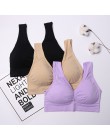 3 sztuk/zestaw Sexy biustonosz z klocków bez szwu Push Up Plus rozmiar XXXL bielizna bezprzewodowy wygodny aktywny biustonosz 20