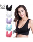 Queenral Sexy kobiety biustonosz biustonosz nieusztywniany push up bielizna kamizelka biustonosz z przodu biustonosze dla kobiet