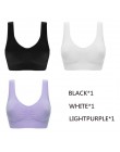 Jerrinut Dropshipping VIP 3 sztuk/partia biustonosze plus size dla kobiet biustonosz bezszwowy bawełna sport uśpienia aktywne Br