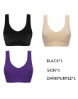 Jerrinut Dropshipping VIP 3 sztuk/partia biustonosze plus size dla kobiet biustonosz bezszwowy bawełna sport uśpienia aktywne Br