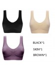Jerrinut Dropshipping VIP 3 sztuk/partia biustonosze plus size dla kobiet biustonosz bezszwowy bawełna sport uśpienia aktywne Br