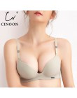 CINOON Fashion Sexy biustonosze dla kobiet bielizna Push-Up biustonosz bezszwowy Bralette bez fiszbin biustonosz bielizna damska