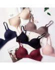 6 kolorów bez szwu seksowny biustonosz dla kobiet Bralette bez fiszbin biustonosz Push Up biustonosz bielizna damska bielizna fi