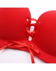 Biustonosz bezszwowy Sexy biustonosze dla kobiet moda bielizna Push-Up biustonosz bez fiszbin bawełna biustonosz bielizna damska