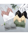 CHRLEISURE elastyczny biustonosz Bralette Push Up biustonosz letni anty-lekki koreański styl dziki biustonosz zakrętka tubki sek