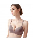 6 kolorów bez szwu seksowny biustonosz dla kobiet Bralette bez fiszbin biustonosz Push Up biustonosz bielizna damska bielizna fi