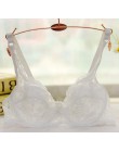 Damskie koronkowe fiszbiny Push Up biustonosz seksowna bielizna biustonosze dla kobiet Bralette bielizna Intimates