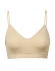 CHRLEISURE elastyczny biustonosz Bralette Push Up biustonosz letni anty-lekki koreański styl dziki biustonosz zakrętka tubki sek