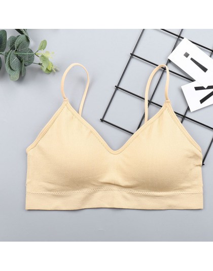 CHRLEISURE elastyczny biustonosz Bralette Push Up biustonosz letni anty-lekki koreański styl dziki biustonosz zakrętka tubki sek