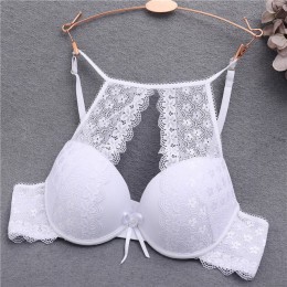 Seksowny biustonosz Push-Up bielizna Femme przezroczysty bez szwu bezprzewodowy biustonosz Intimates koronkowy biustonosz biusto