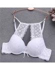 Seksowny biustonosz Push-Up bielizna Femme przezroczysty bez szwu bezprzewodowy biustonosz Intimates koronkowy biustonosz biusto