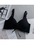 Biustonosz bezszwowy Sexy biustonosze dla kobiet moda bielizna Push-Up biustonosz bez fiszbin bawełna biustonosz bielizna damska