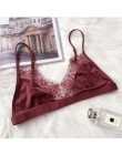 Seksowny koronkowy biustonosz w kwiaty dla kobiet regulowane paski bielizna damska wygodna oddychająca miękka Bralette cienka be