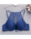 Seksowny biustonosz Push-Up bielizna Femme przezroczysty bez szwu bezprzewodowy biustonosz Intimates koronkowy biustonosz biusto