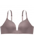 6 kolorów bez szwu seksowny biustonosz dla kobiet Bralette bez fiszbin biustonosz Push Up biustonosz bielizna damska bielizna fi