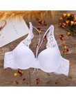 Seksowny biustonosz Push-Up bielizna Femme przezroczysty bez szwu bezprzewodowy biustonosz Intimates koronkowy biustonosz biusto