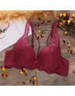 Seksowny biustonosz Push-Up bielizna Femme przezroczysty bez szwu bezprzewodowy biustonosz Intimates koronkowy biustonosz biusto