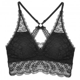 Sexy Bralette usztywniane biustonosze dla kobiet przezroczysty bezprzewodowy biustonosz koronkowa bielizna koronkowy biustonosz 