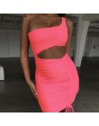 Nadafair Mini Bodycon letnia sukienka kobiety klub drążą Ruched Backless pomarańczowy biały czarny Party bandaż kobiety Sexy suk
