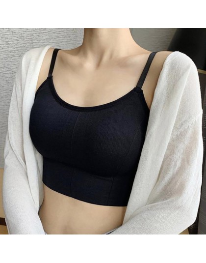 Głębokie V kobiety Sexy Bralette bawełna aktywny biustonosz jednolita, krótka koszulka Push Up usztywniany biustonosz wygodna bi