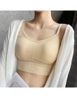 Głębokie V kobiety Sexy Bralette bawełna aktywny biustonosz jednolita, krótka koszulka Push Up usztywniany biustonosz wygodna bi