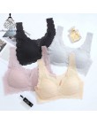 Sexy koronkowe biustonosze dla kobiet bielizna bielizna Bralette bez szwu biustonosz push-up BH Soutien wąwóz Femme kamizelka sp