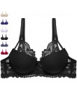 Koronkowe przednie piękno biustonosz Push Up bielizna damska seksowna bielizna damska biustonosz Bralette dla kobiet koronkowe k