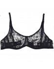 Plus rozmiar Sexy koronkowe biustonosze dla kobiet fiszbiny BH Hollow biustonosz Bralette bielizna damska delikatny haft bielizn