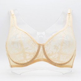 Plus rozmiar Sexy koronkowe biustonosze dla kobiet fiszbiny BH Hollow biustonosz Bralette bielizna damska delikatny haft bielizn