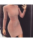 Kryptograficzna moda aksamitna sukienka z długim rękawem night club party dress kobiety slim jesienno-zimowa sukienka 2019 sexy 