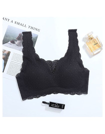 Sexy koronkowe biustonosze dla kobiet bielizna bielizna Bralette bez szwu biustonosz push-up BH Soutien wąwóz Femme kamizelka sp