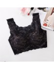 Sexy koronkowe biustonosze dla kobiet bielizna bielizna Bralette bez szwu biustonosz push-up BH Soutien wąwóz Femme kamizelka sp