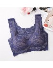 Sexy koronkowe biustonosze dla kobiet bielizna bielizna Bralette bez szwu biustonosz push-up BH Soutien wąwóz Femme kamizelka sp
