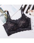 Sexy koronkowe biustonosze dla kobiet bielizna bielizna Bralette bez szwu biustonosz push-up BH Soutien wąwóz Femme kamizelka sp