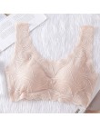 Sexy koronkowe biustonosze dla kobiet bielizna bielizna Bralette bez szwu biustonosz push-up BH Soutien wąwóz Femme kamizelka sp
