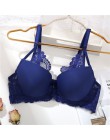 Koronkowe przednie piękno biustonosz Push Up bielizna damska seksowna bielizna damska biustonosz Bralette dla kobiet koronkowe k