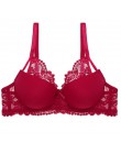 Koronkowe przednie piękno biustonosz Push Up bielizna damska seksowna bielizna damska biustonosz Bralette dla kobiet koronkowe k