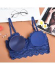 2019 New Arrival kobiety Push Up bezprzewodowy koronkowy top biustonosz kobiety Plus rozmiar Bralette bielizna pełna filiżanka b