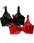 Kobiety seksowny biustonosz Push-Up fiszbiny pełna koronkowa bielizna biustonosz biustonosze Bralette bielizna Intimates 32/34/3