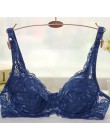 Kobiety seksowny biustonosz Push-Up fiszbiny pełna koronkowa bielizna biustonosz biustonosze Bralette bielizna Intimates 32/34/3