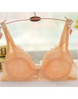 Kobiety seksowny biustonosz Push-Up fiszbiny pełna koronkowa bielizna biustonosz biustonosze Bralette bielizna Intimates 32/34/3