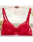 Kobiety seksowny biustonosz Push-Up fiszbiny pełna koronkowa bielizna biustonosz biustonosze Bralette bielizna Intimates 32/34/3